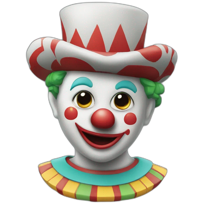 statue clown maori emoji