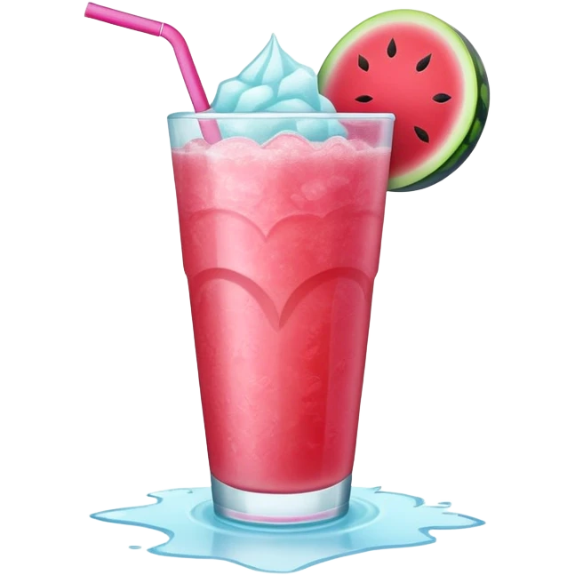 Watermelon slush  emoji
