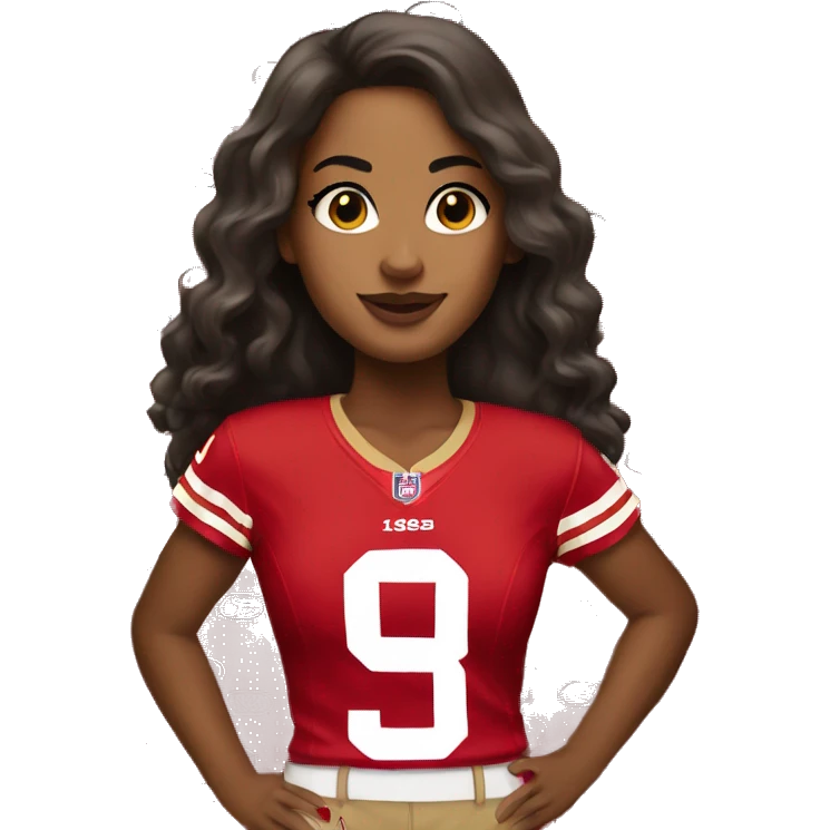 49ers girl emoji