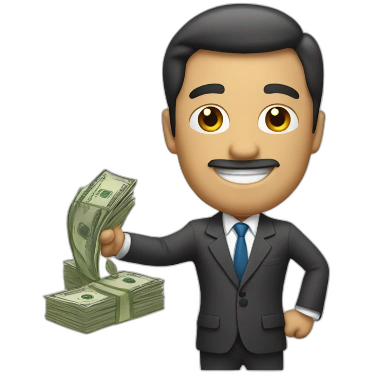 Attorney making money emoji