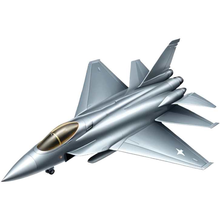 Military jet pointing  emoji
