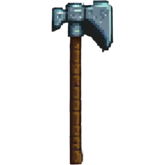 iron pickaxe from Minecraft emoji