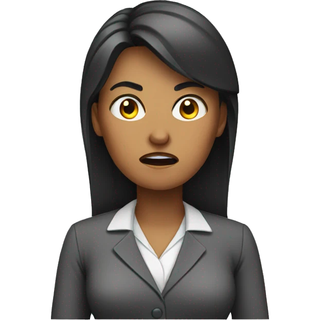 angry female teacher emoji