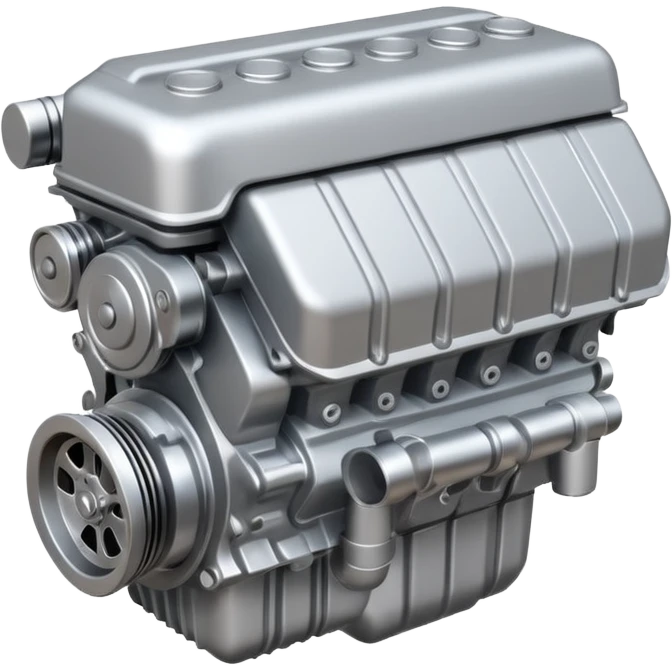 minimalistic car engine emoji