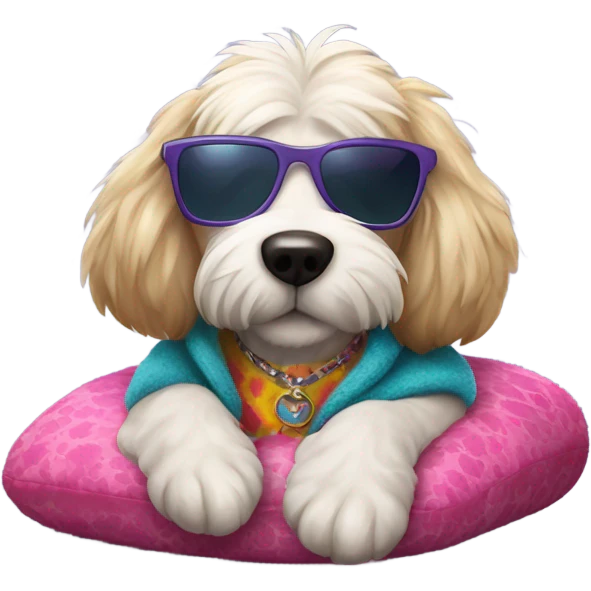 Good night with a pimp dog emoji