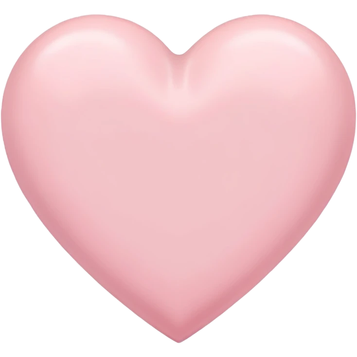 pastel pink heart emoji