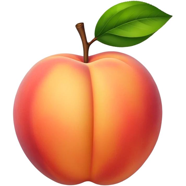 Peach emoji