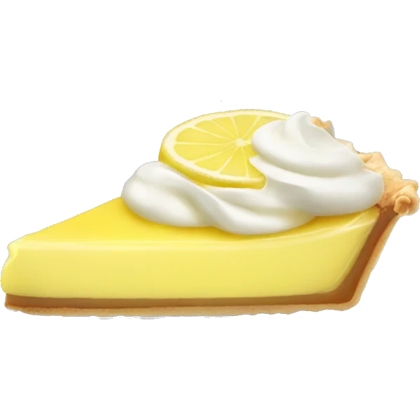 meringueè lemon tart emoji