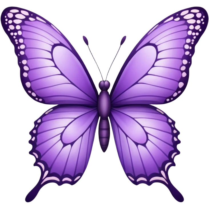 Purple butterfly  emoji