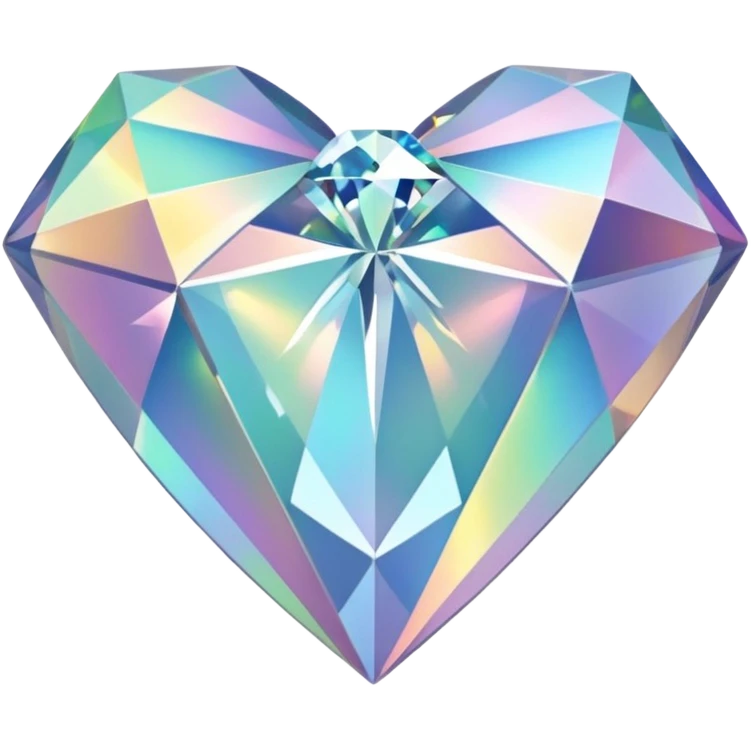 bow shaped 56-carat iridescent diamond emoji
