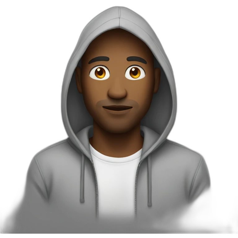 Man in a hoodie emoji