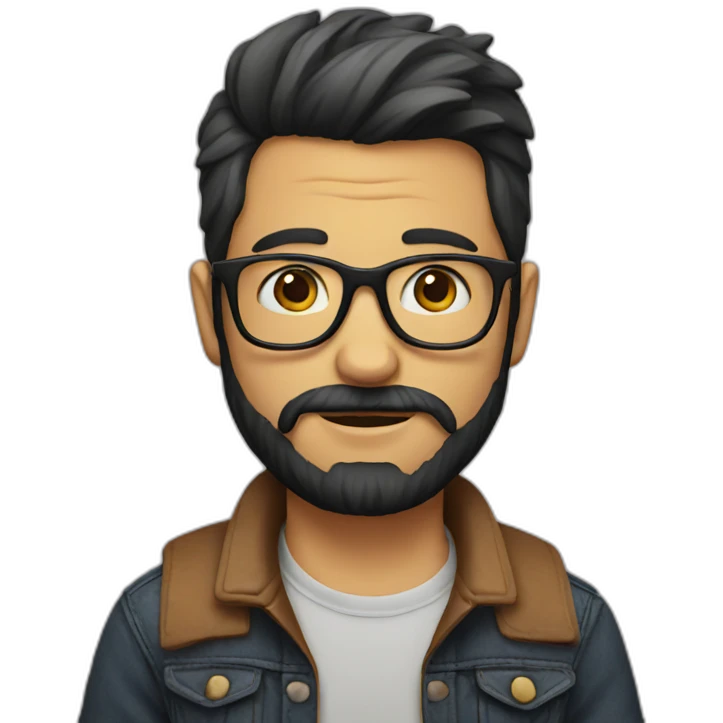 hipster emoji