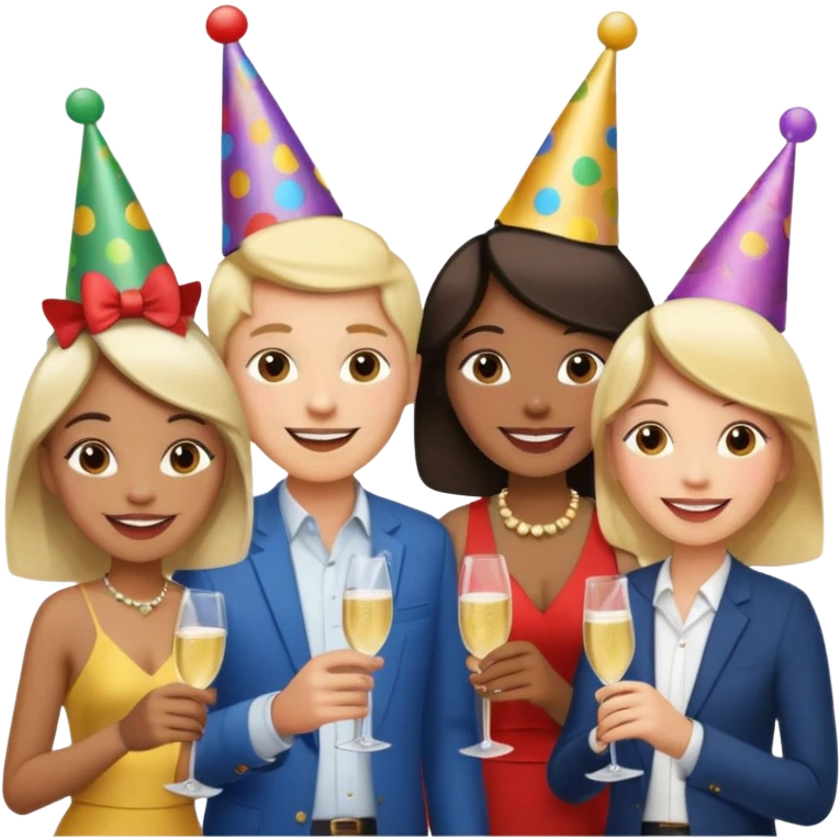 find friends at social events emoji