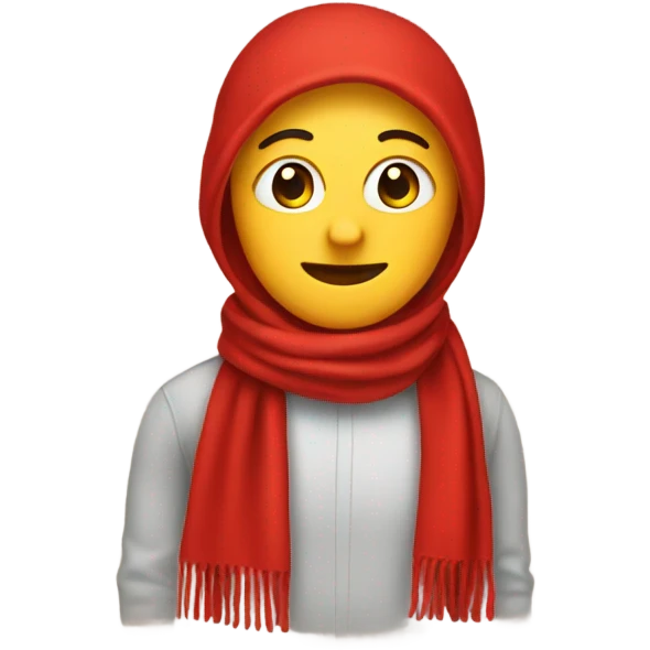 Red scarf emoji