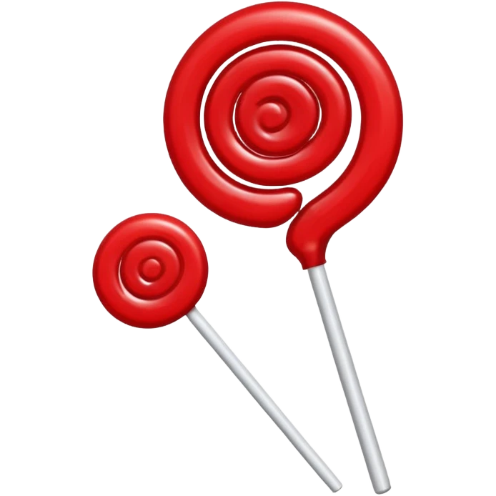 red lollipop emoji