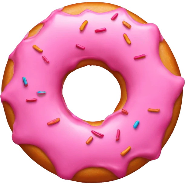 pink donut emoji