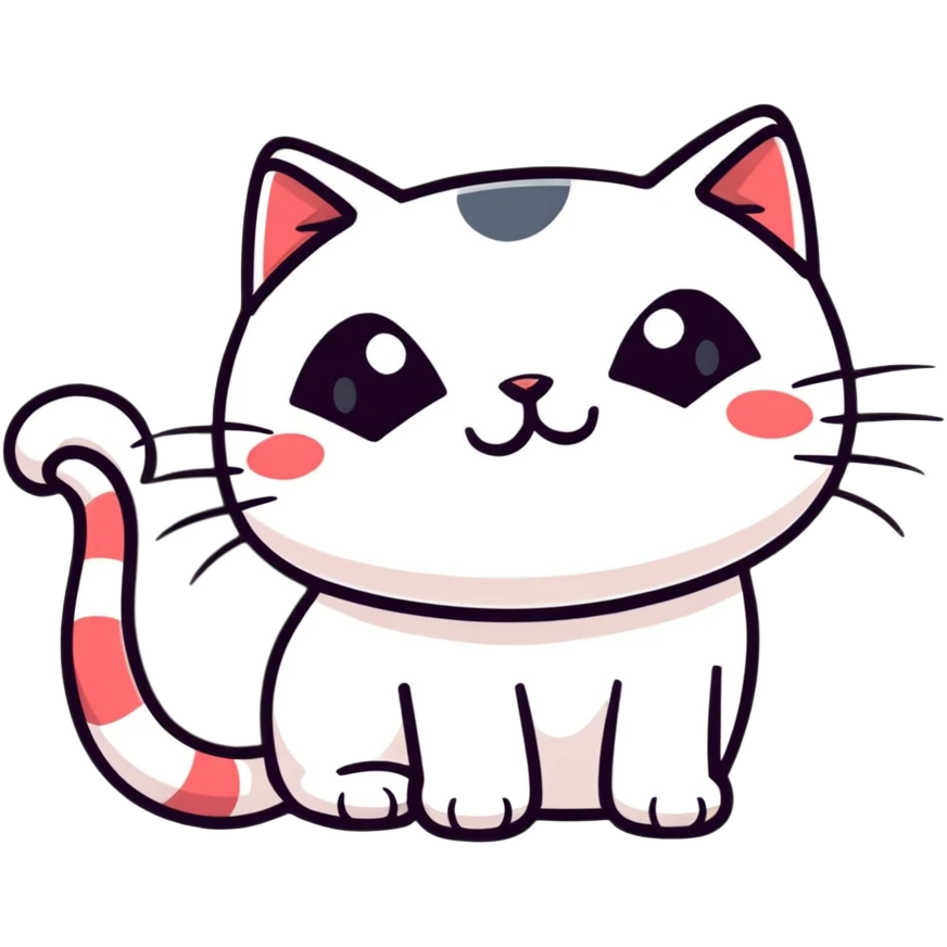 jolly one-eyed cat emoji