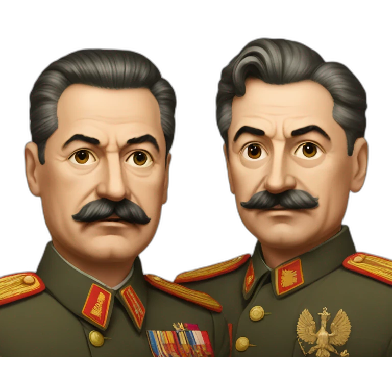 Stalin and Vladimir Poutin emoji