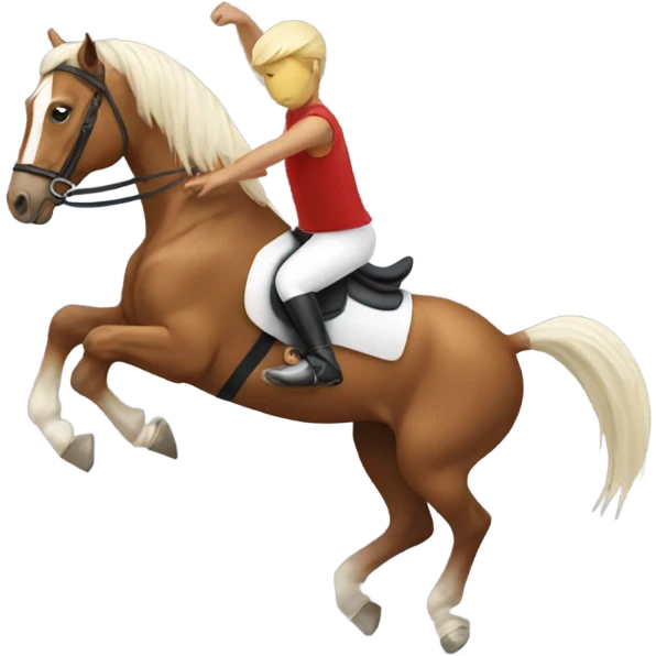 horse doing ballete emoji