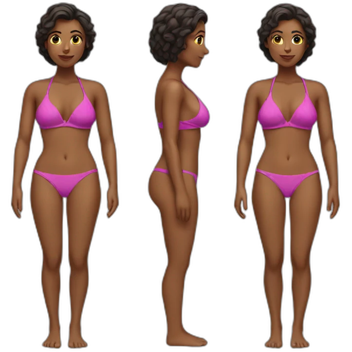 Women bikini emoji