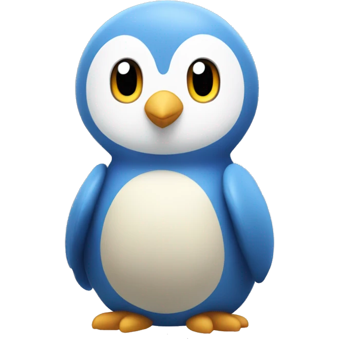 Piplup sitting  emoji