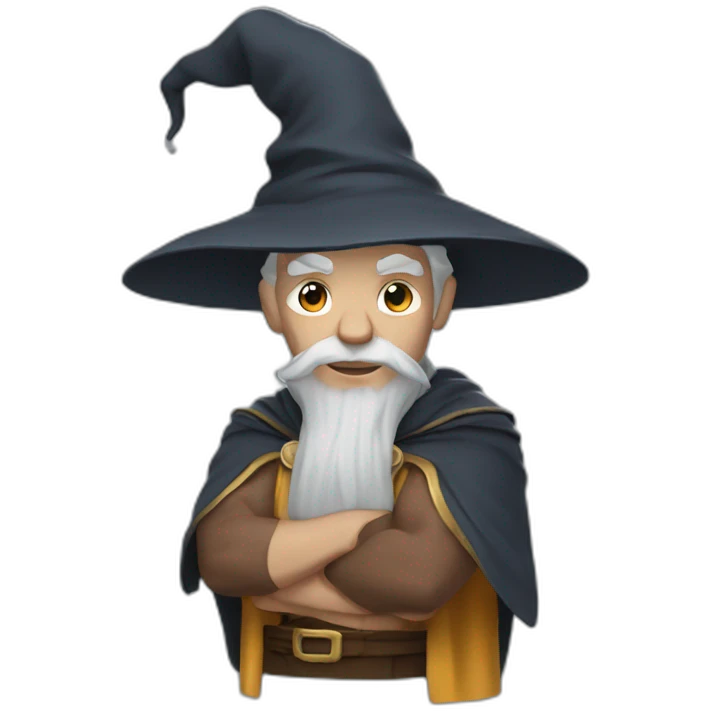 wizard muscle emoji