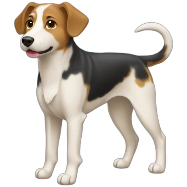 hound shepherd mix walking emoji
