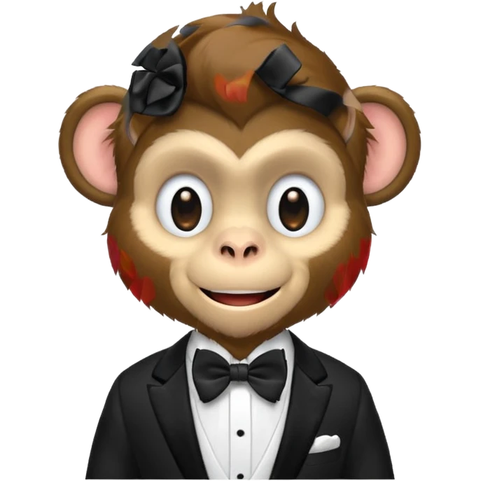 Groom monkey emoji