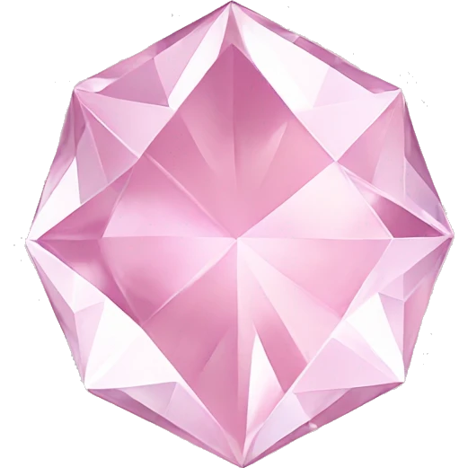 pastel pink diamond emoji