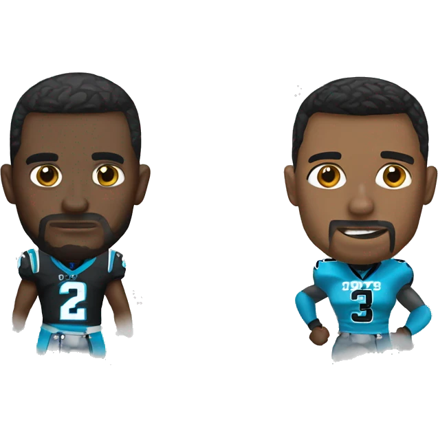 Cowboys vs panthers emoji