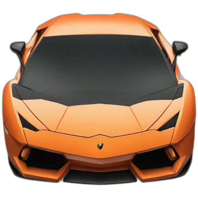 orange lamborghini emoji