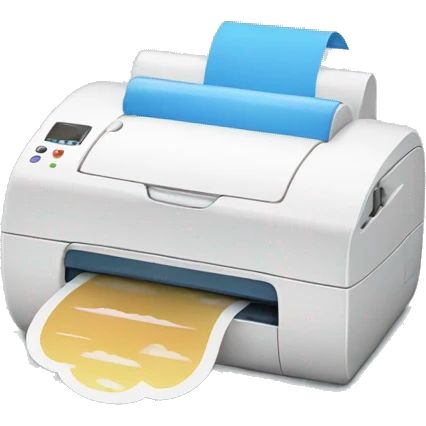 cloud printer emoji