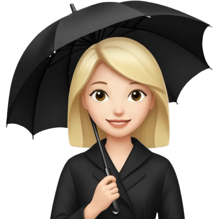 HOLDİNG UMBRELLA WOMAN emoji