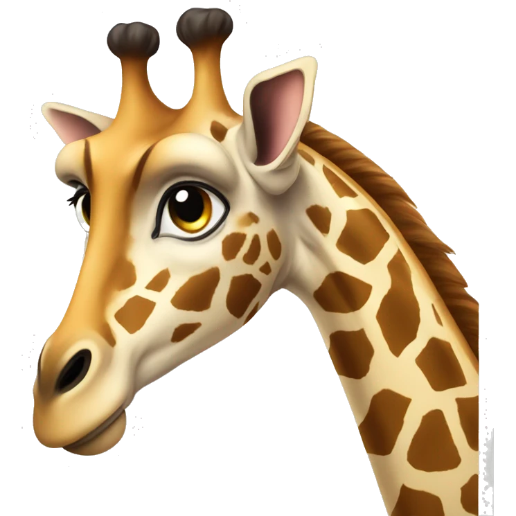 Girafe qui se questionne emoji