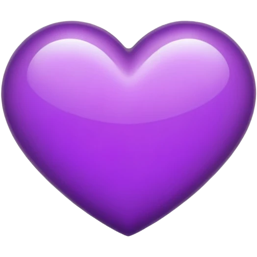 purple heart emoji
