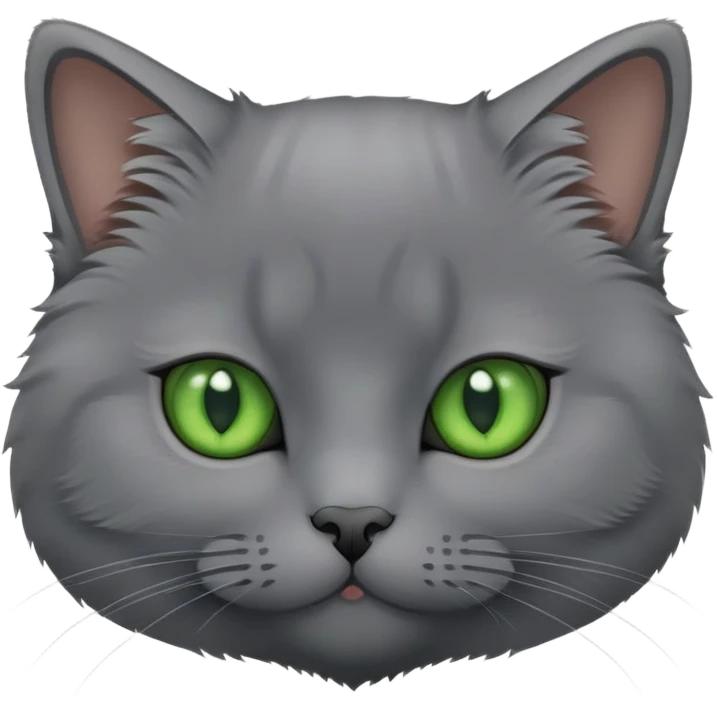 chartreux with green eyes emoji