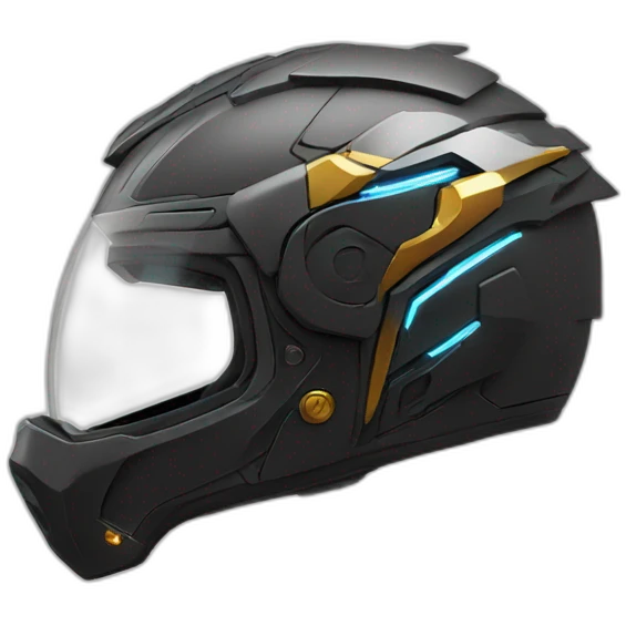 thunder cyberpunk motorcyle helmet emoji