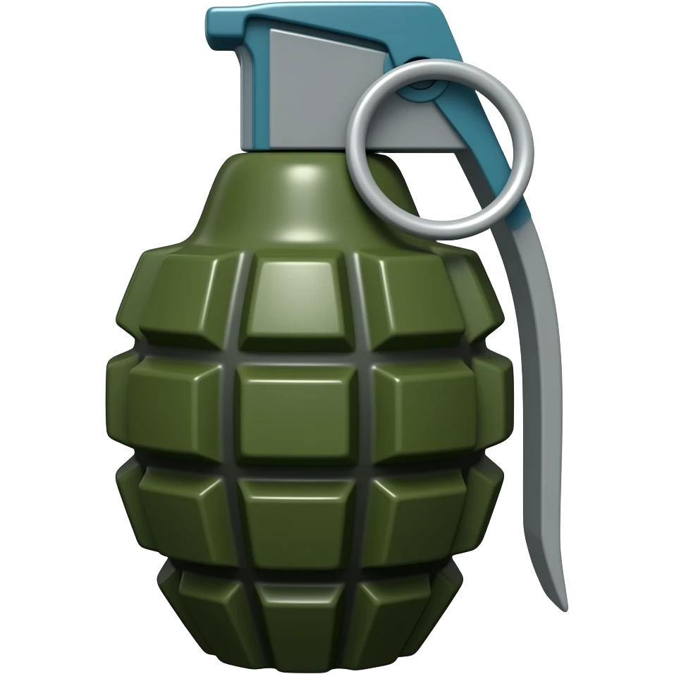 A grenade emoji
