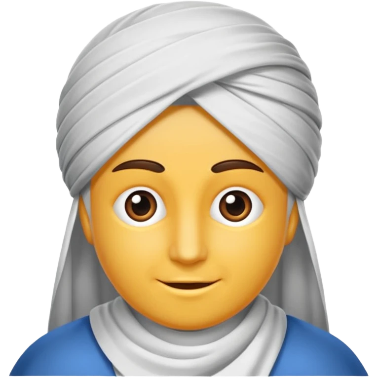 Mavi yuvarlağın içinde beyaz tik kaliteli emoji