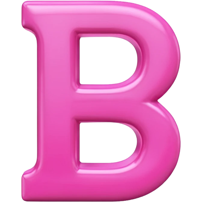 pink letter D emoji emoji