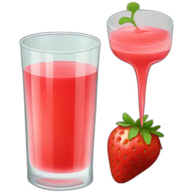 strawberry juice emoji