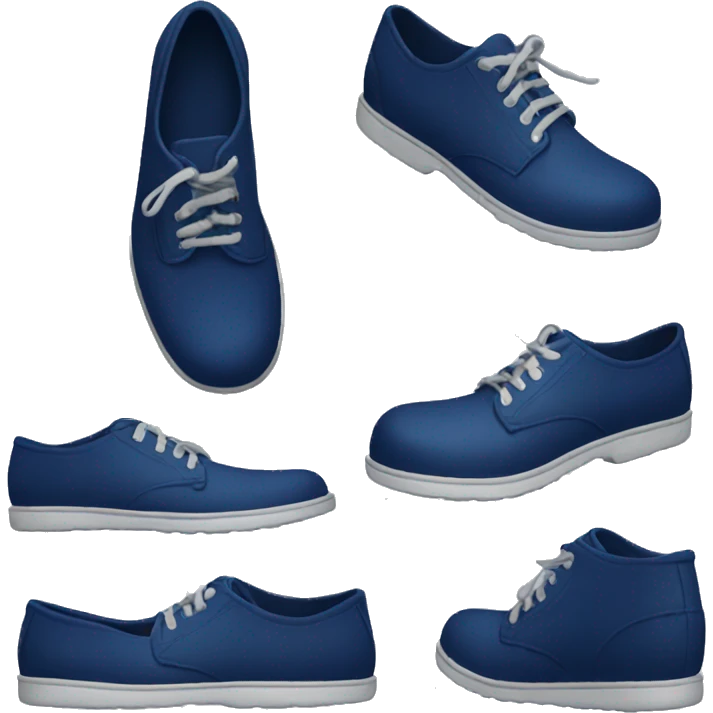 Navy blue shoes  emoji