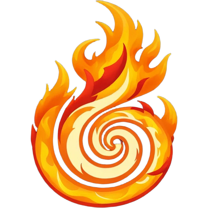 fire elemental tattoo motif emoji