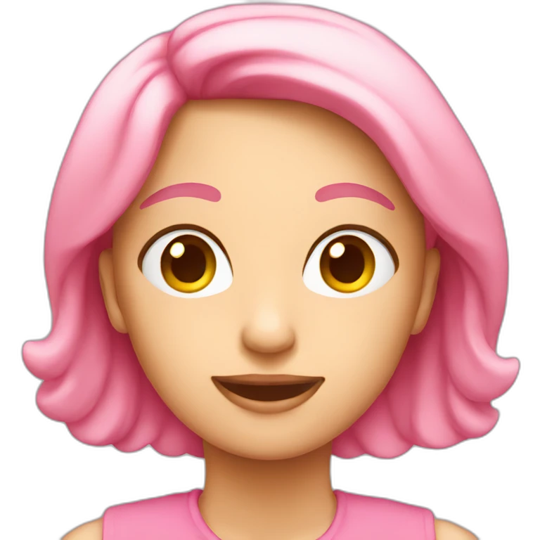 iPhone rosa emoji