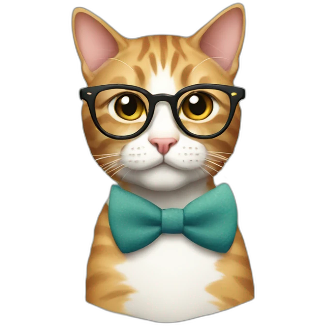 hipster cat emoji