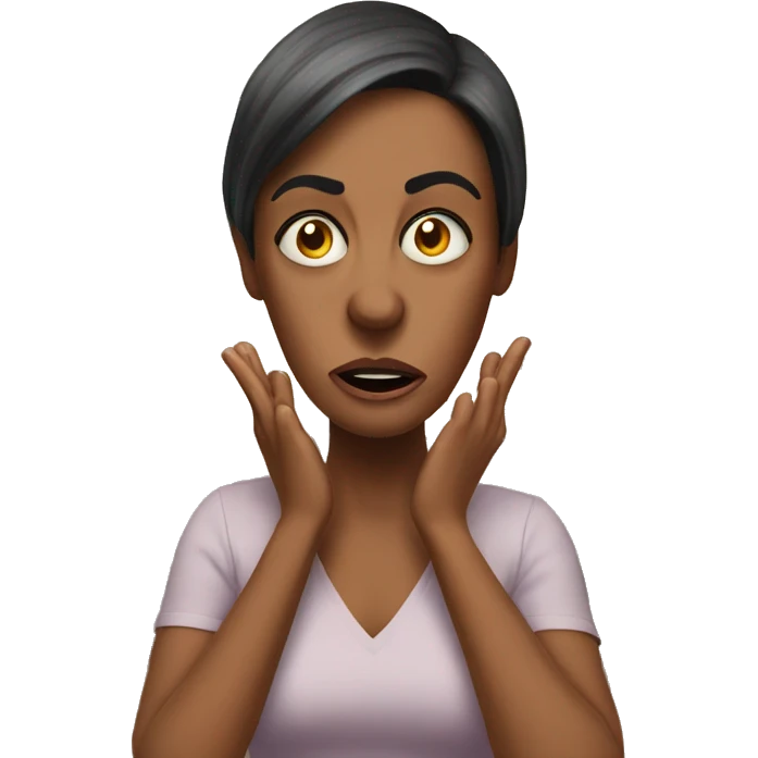 Mad wife overwhelmed for preparing for a birthday party emoji
