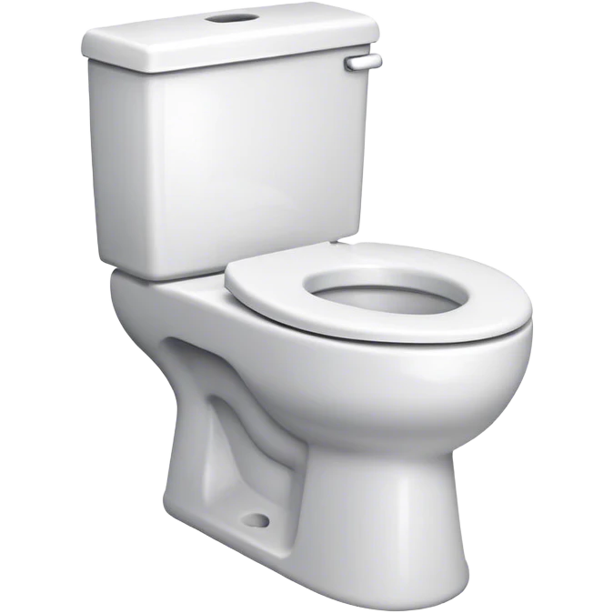 Scared toilet emoji