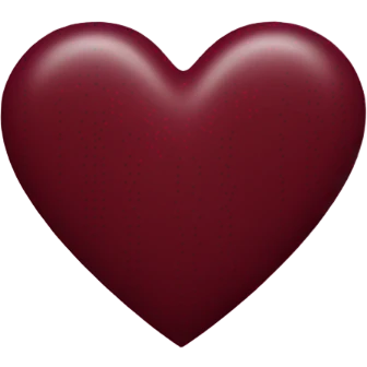 Maroon heart emoji