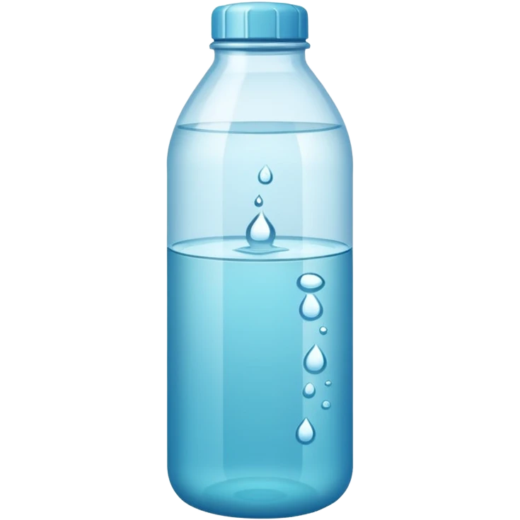 Aqua bottle emoji