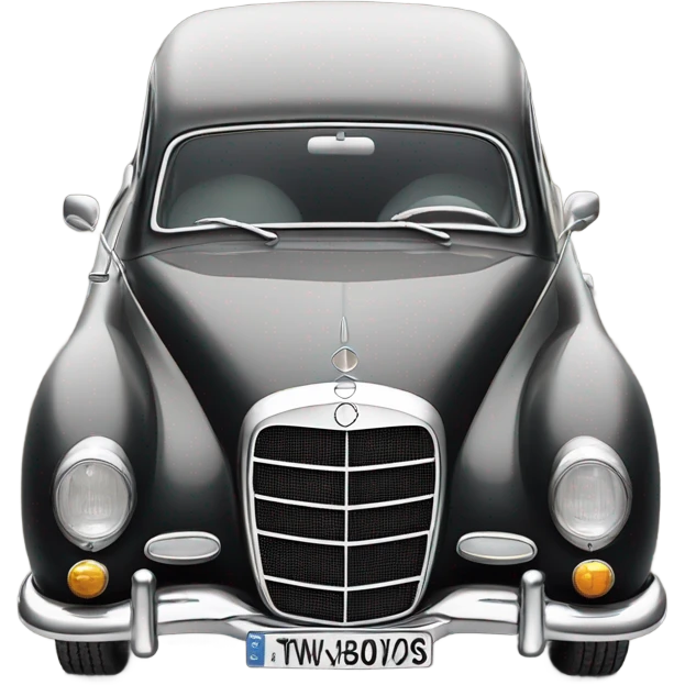 Oldtimer Car Mercedes  emoji